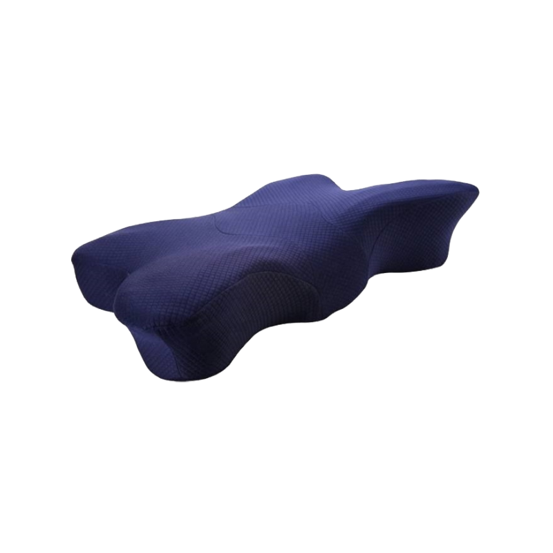 Kényelmes ágy Sleep Wedge Egyedi kontúrú ortopéd pillangó alakú párnák Sleeper horkolásgátló nyaki memóriahab párna